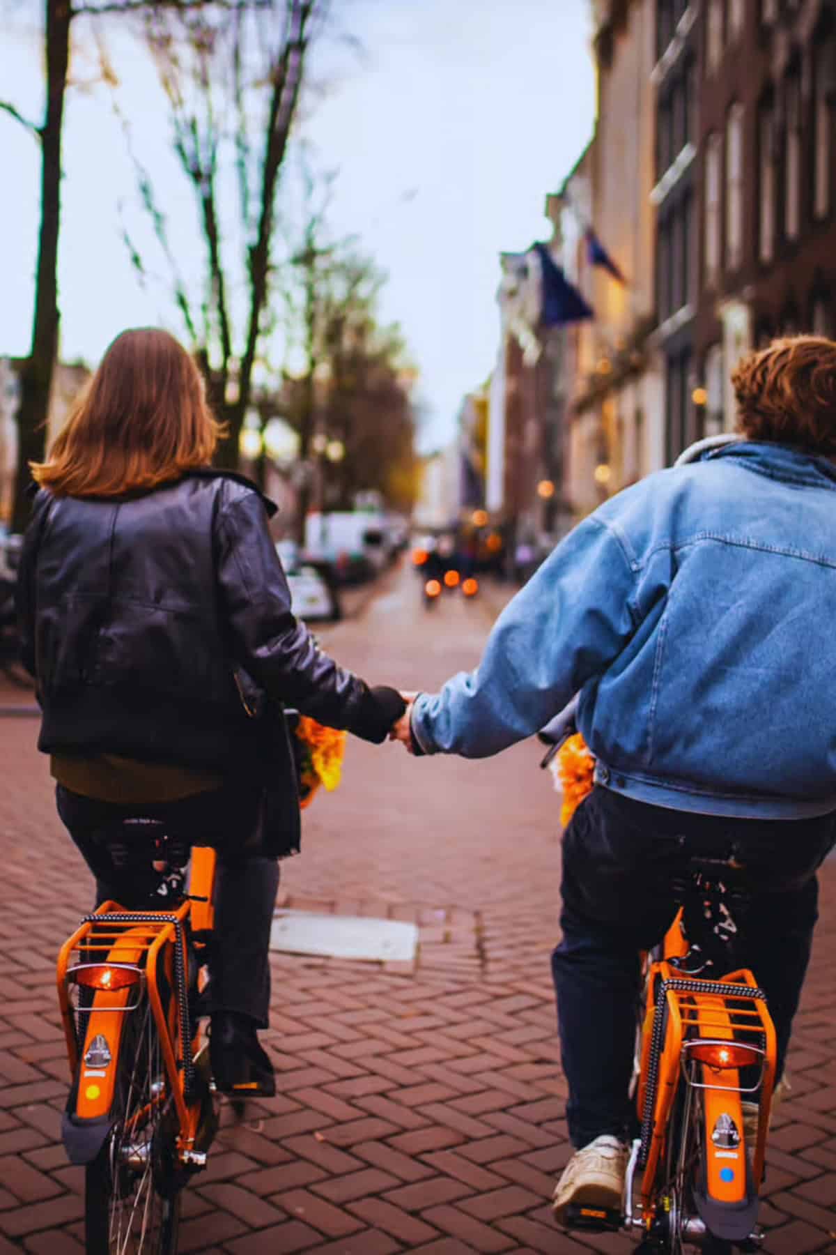 Fahrradtour durch Amsterdam.